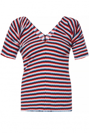 Patterned v-neck top, zdjęcie 1 Patterned v-neck top od Sonia Rykiel